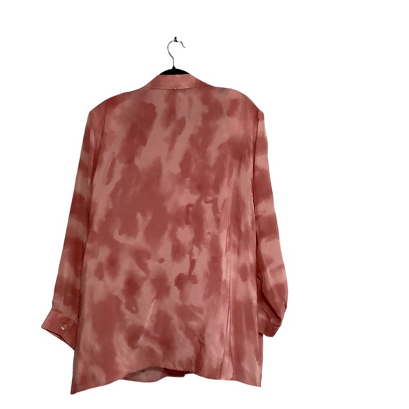 Diane Gilman Silk Blouse Paisley Button Up Sequins Classic NWTWomen’s SZ 3X - Picture 3 of 9